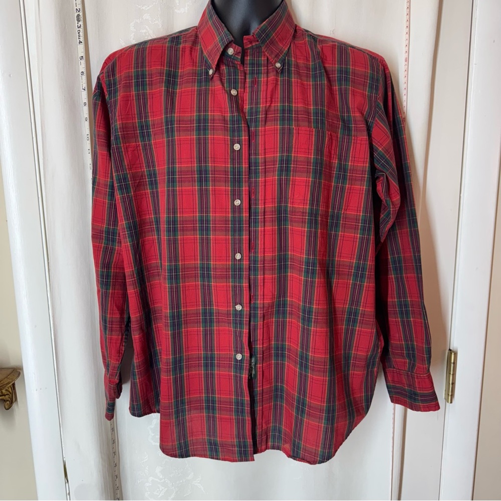 Vintage Men's Four Winds Plaid Button Down